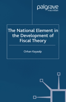 The National Element in the Development of Fiscal Theory