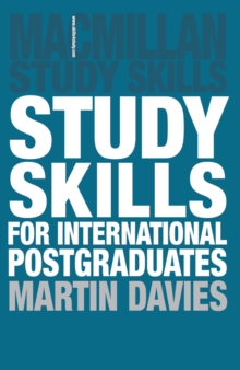Study Skills for International Postgraduates, Paperback Book Study Skills for International Postgraduates, Paperback Book