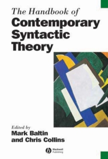 The Handbook of Contemporary Syntactic Theory, Paperback Book The Handbook of Contemporary Syntactic Theory, Paperback Book