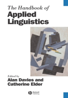 The Handbook of Applied Linguistics, Paperback / softback Book The Handbook of Applied Linguistics, Paperback / softback Book
