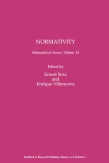 Normativity, Paperback Book Normativity, Paperback Book