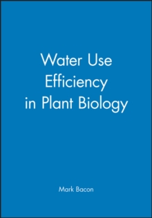 Water Use Efficiency in Plant Biology