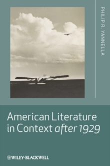 American Literature in Context After 1929, Hardback Book American Literature in Context After 1929, Hardback Book