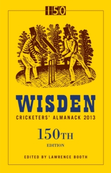 Wisden Cricketers' Almanack 2013, Hardback Book Wisden Cricketers' Almanack 2013, Hardback Book