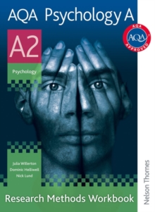 AQA Psychology A A2 Research Methods Workbook, Paperback Book AQA Psychology A A2 Research Methods Workbook, Paperback Book