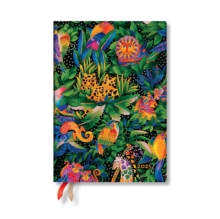 Jungle Song (Whimsical Creations) Midi 12-month Verso Hardback Dayplanner 2025 (Elastic Band Closure)