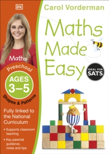 Maths Made Easy: Shapes & Patterns, Ages 3-5 (Preschool) : Supports the National Curriculum, Maths Exercise Book