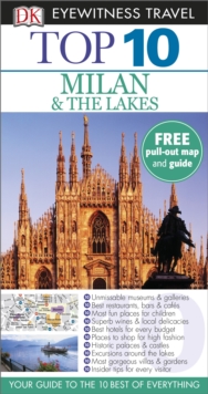 DK Eyewitness Top 10 Travel Guide: Milan & the Lakes, Paperback Book DK Eyewitness Top 10 Travel Guide: Milan & the Lakes, Paperback Book