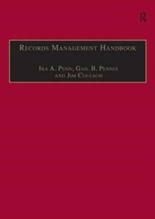 Records Management Handbook, Paperback / softback Book Records Management Handbook, Paperback / softback Book