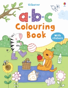 ABC Colouring Book with stickers, Paperback Book ABC Colouring Book with stickers, Paperback Book