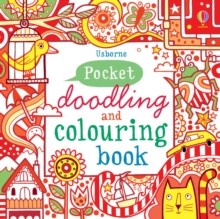 Red Pocket Doodling & Colouring Book, Paperback Book Red Pocket Doodling & Colouring Book, Paperback Book