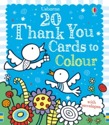 20 Thank You Cards to Colour, Novelty book Book 20 Thank You Cards to Colour, Novelty book Book