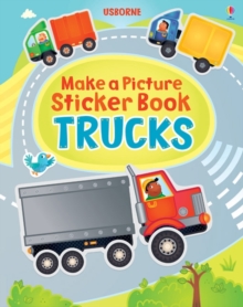 Make a Picture Sticker Book : Trucks, Paperback Book Make a Picture Sticker Book : Trucks, Paperback Book