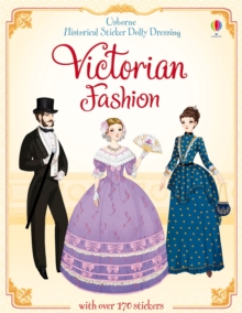 Historical Sticker Dolly Dressing Victorian Fashion, Paperback Book Historical Sticker Dolly Dressing Victorian Fashion, Paperback Book