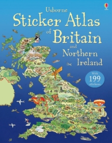 Sticker Atlas of Britain and Northern Ireland, Paperback Book Sticker Atlas of Britain and Northern Ireland, Paperback Book
