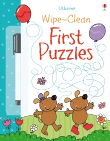 Wipe-Clean First Puzzles, Paperback Book Wipe-Clean First Puzzles, Paperback Book
