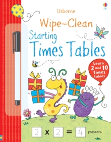 Wipe-Clean Starting Times Tables, Paperback Book Wipe-Clean Starting Times Tables, Paperback Book