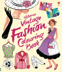 Vintage Fashion Colouring Book, Paperback Book Vintage Fashion Colouring Book, Paperback Book