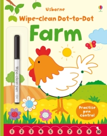 Wipe Clean Dot-to-Dot Farm, Paperback Book Wipe Clean Dot-to-Dot Farm, Paperback Book