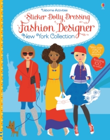 Sticker Dolly Dressing Fashion Designer New York Collection, Paperback Book Sticker Dolly Dressing Fashion Designer New York Collection, Paperback Book