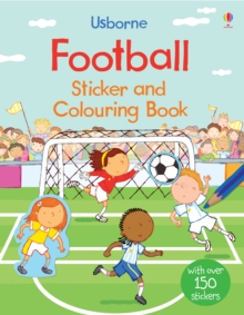 Football Sticker and Colouring Book, Paperback Book Football Sticker and Colouring Book, Paperback Book