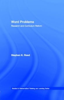 Word Problems : Research and Curriculum Reform