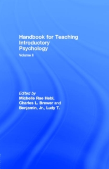 Handbook for Teaching Introductory Psychology : Volume Ii