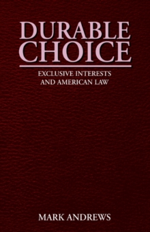 Durable Choice, Paperback / softback Book Durable Choice, Paperback / softback Book