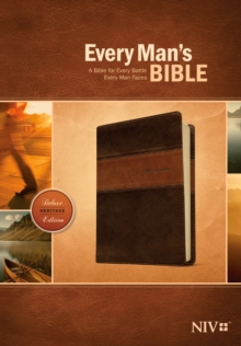 Every Man's Bible NIV, Deluxe Heritage Edition, TuTone (LeatherLike, Brown/Tan), Leather / fine binding Book Every Man's Bible NIV, Deluxe Heritage Edition, TuTone (LeatherLike, Brown/Tan), Leather / fine binding Book