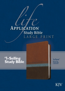 KJV Life Application Study Bible, Second Edition, Large Print (Red Letter, LeatherLike, Blue/Brown/Tan), Leather / fine binding Book KJV Life Application Study Bible, Second Edition, Large Print (Red Letter, LeatherLike, Blue/Brown/Tan), Leather / fine binding Book