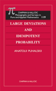 Large Deviations and Idempotent Probability