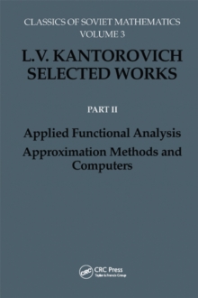 Applied Functional Analysis. Approximation Methods and Computers : Applied Functional Analysis, Approximation Methods and Computers