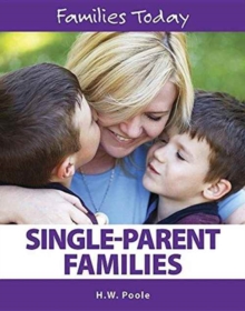Single Parent Families - Families Today, Hardback Book Single Parent Families - Families Today, Hardback Book