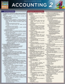 Accounting 2, Fold-out book or chart Book Accounting 2, Fold-out book or chart Book