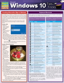 Microsoft Windows 10 Tips & Tricks, Fold-out book or chart Book Microsoft Windows 10 Tips & Tricks, Fold-out book or chart Book