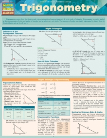 Trigonometry, Fold-out book or chart Book Trigonometry, Fold-out book or chart Book