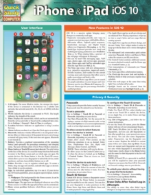 iPhone & iPad iOS 10 : QuickStudy Reference Guide