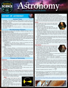 Astronomy : QuickStudy Reference Guide to Space, Our Solar System, Planets and the Stars