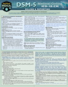 DSM 5 Medical Coding : a QuickStudy Reference Tool, Fold-out book or chart Book DSM 5 Medical Coding : a QuickStudy Reference Tool, Fold-out book or chart Book