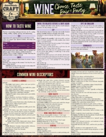 Wine - Choose, Taste, Pair & Party : a QuickStudy Laminated Reference Guide, Fold-out book or chart Book Wine - Choose, Taste, Pair & Party : a QuickStudy Laminated Reference Guide, Fold-out book or chart Book