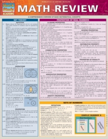 Math Review : a QuickStudy Laminated Reference Guide