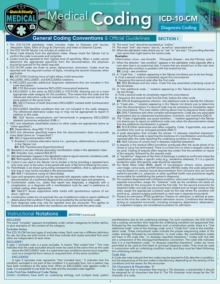 Medical Coding ICD-10-CM : a QuickStudy Laminated Reference Guide