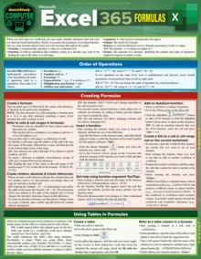 Microsoft Excel 365 Formulas : a QuickStudy Digital Reference Guide