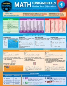 Math Fundamentals 1 - Number Sense & Operations : a QuickStudy Digital Reference Guide