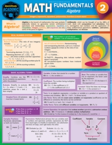 Math Fundamentals 2 - Algebra : a QuickStudy Digital Reference Guide