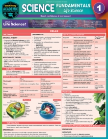 Science Fundamentals 1 - Life Science - Cells, Plants & Animals : QuickStudy Reference & Study Guide