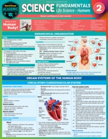 Science Fundamentals 2 - Life Science - Humans : QuickStudy Reference & Study Guide