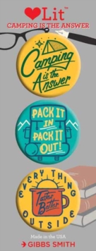 Camping is the Answer 3 Badge Set : LoveLit Button Assortment, Other printed item Book Camping is the Answer 3 Badge Set : LoveLit Button Assortment, Other printed item Book
