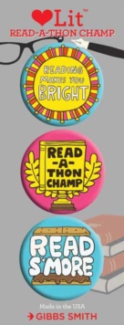 Read-a-thon 3 Badge Set : LoveLit Button Assortment, Other printed item Book Read-a-thon 3 Badge Set : LoveLit Button Assortment, Other printed item Book