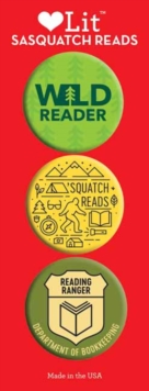 Sasquatch Reads 3-Button Assortment, Other printed item Book Sasquatch Reads 3-Button Assortment, Other printed item Book